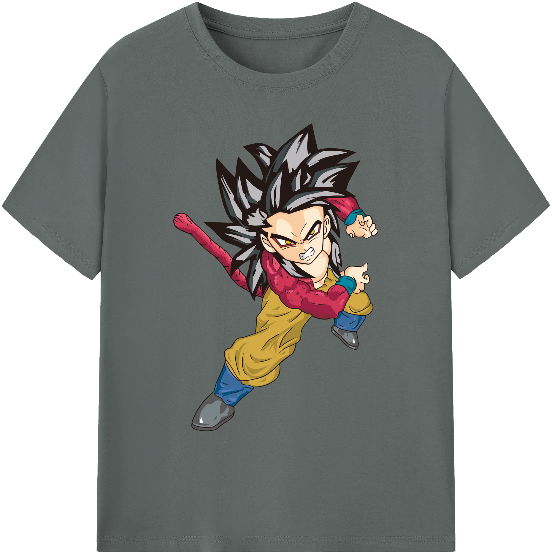 （画像用） ドラゴンボール 孫悟空（そん ごくう）Son Goku カカロット DRAGON BALL Kakarotto 綿100％ メンズ半袖Tシャツ｜肌触りやわらか＆通気性